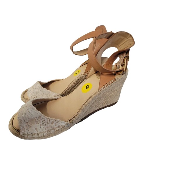 Vince Camuto Platform Wedge Sandal Women’s‎ 9 Shoe Taupe - Picture 9 of 10